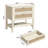 Pomodoro Rattan Nightstand With 2-Drawer And 1 Open Shelf-993662442