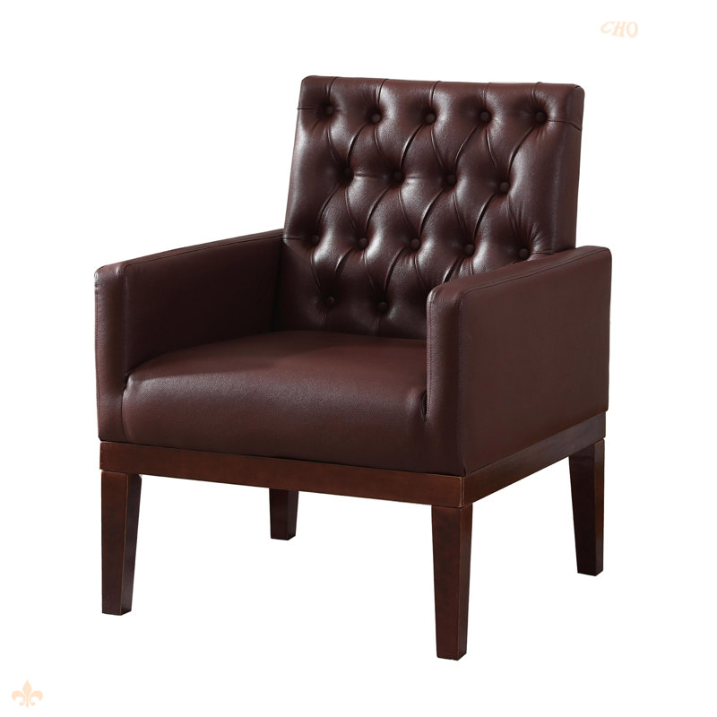Fauteuil club en cuir Shanon