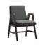 Chaise de salle à manger rembourrée en velours Stella-924026295