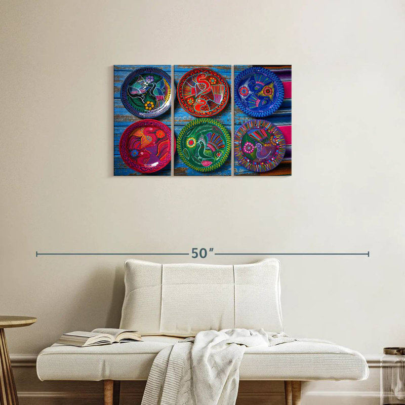 Poterie d'artisanat mexicain Senne, H 20 po x l 33 po