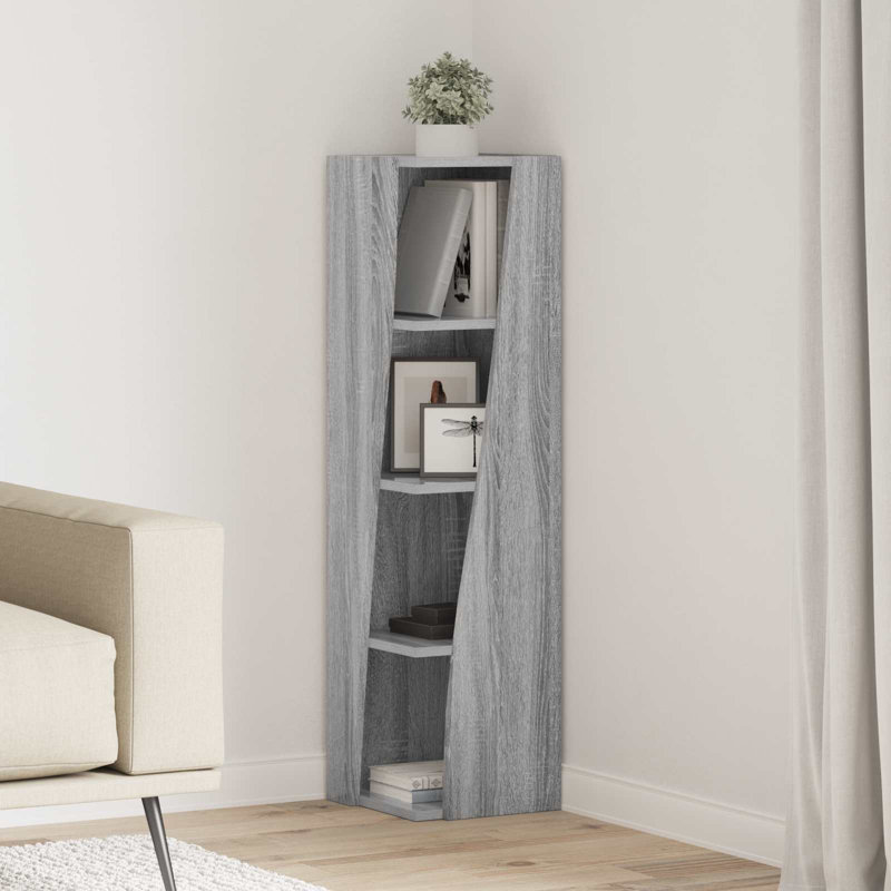 Engineered Wood Standard Accent Cabinet, Grey Sonoma