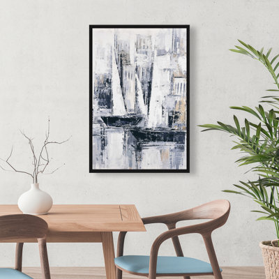 "Voiliers de style industriel" sur toile