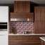 5" x 5" Animal Azulejos Vinyl Peel and Stick Mosaic Tile