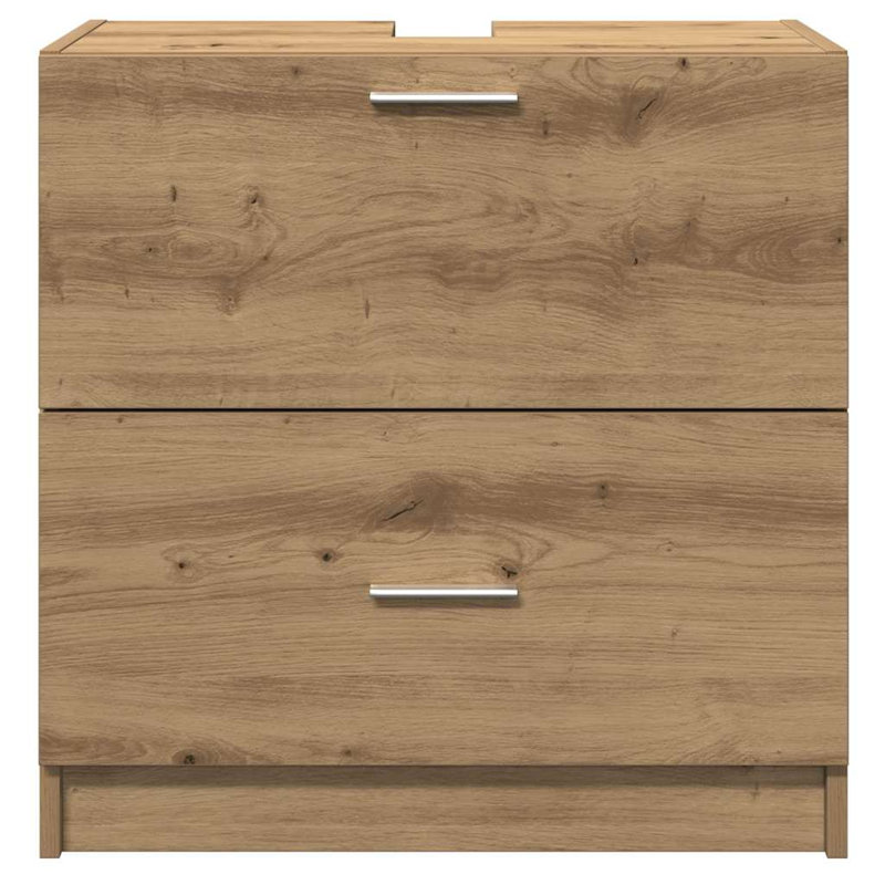 59Cm Single Bathroom Vanity Base Only, Artisan Oak