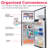 Frigidaire Platinum Fridge Freezer Combo, 7.5 Cu. Ft. Capacity Apartment Size Fridge With Freezer