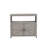 Wooden Patio Bar Table Set With Storage, Buffet Cabinet Sideboard For Outdoor And Indoor