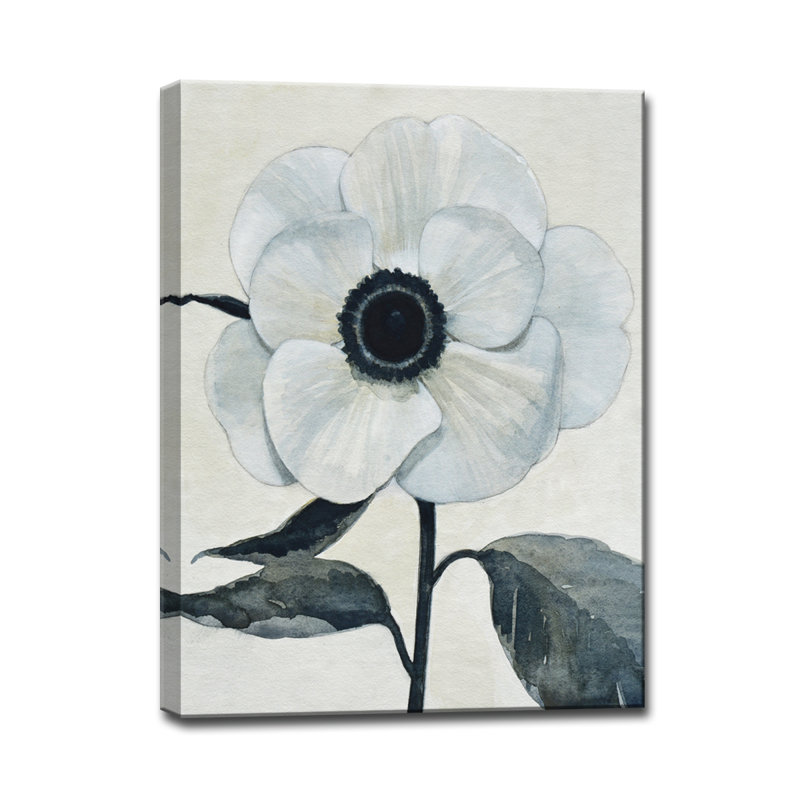 «Graceful Poppy II» par Norman Wyatt Jr., reproduction d'art sur toile tendue, H 20 po x l 16 po x P 1,5 po