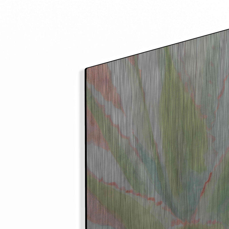 «Succulent Bloom 1» par Stellar Design Studio, art mural en métal, 16 po x 24 po, H 24 po x l 16 po