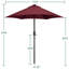 Parasol de marché 7,5 / 9 pi à DEL avec parasol de marché solaire-1707492584-1682405338