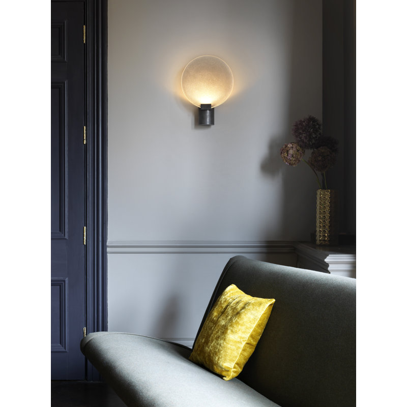 Nimbus 1 - Light Flush Mounted Sconce, Satin Brass