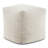 Metz 18" Boucle Fabric Pouf