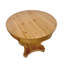 Charmante table ronde en bois de style campagnard pour différentes pièces