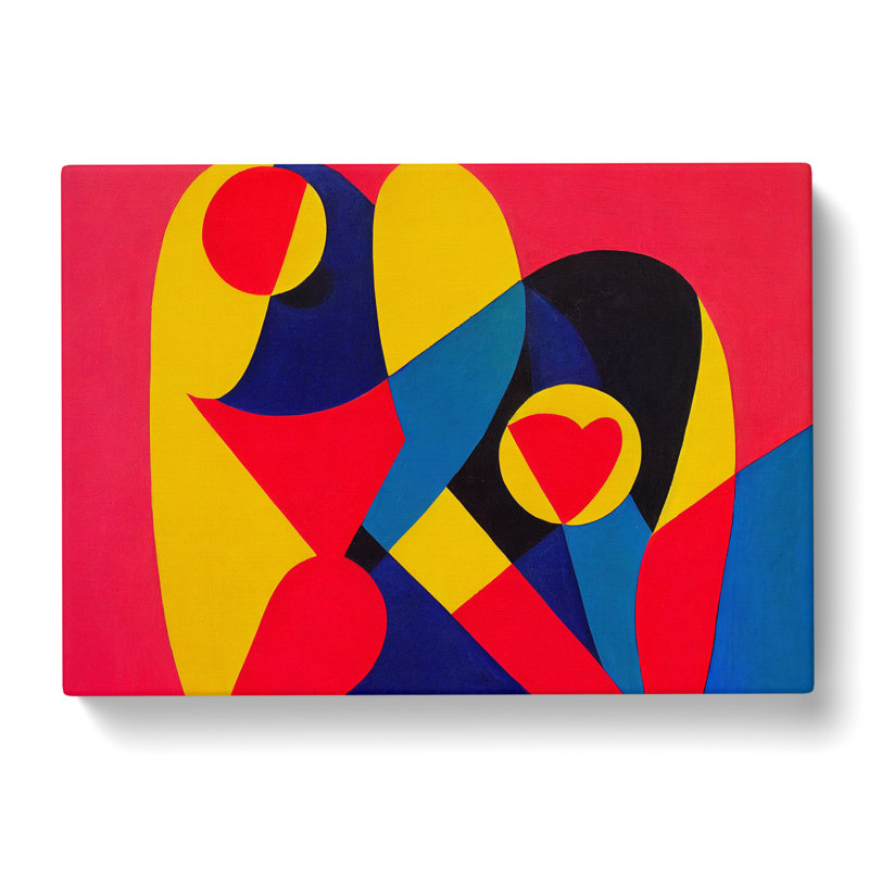 Wonderful Modern Abstract Art - Wrapped Canvas