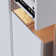 Modern Reception Desk With Open Shelving - Ideal For Offices And Waiting Areas