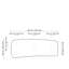 Dining Table Bergman L Natural Oak Veneer - Legs Set Of 3-1140220492