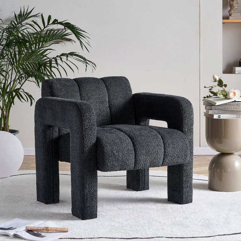 Fauteuil d'appoint rembourré 31,10 po, Gray