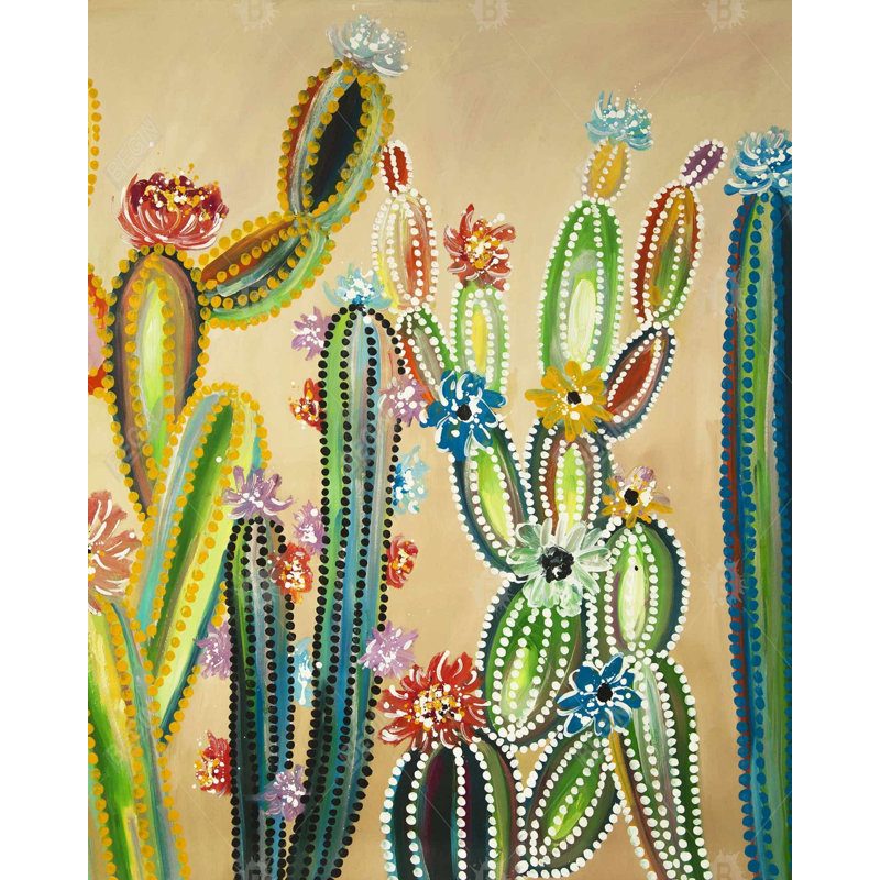 Desert Gems Print On Canvas, H 60 po x l 48 po