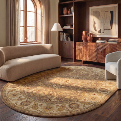 Tapis oriental en laine touffeté à la main Dunbar