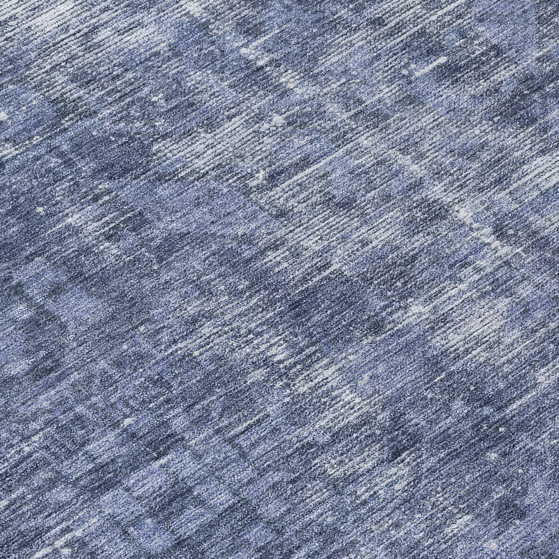 Tapis intérieur / extérieur bleu marine Delaura, 3 pi x 5 pi