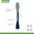 Tovolo Scoop and Spread Mini Silicone Sandwich Spreader for Kitchen Prep, Deep Indigo-90550850