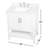 Scottsbluff 30'' Single Bathroom Vanity with Engineered Marble Top-2001787122