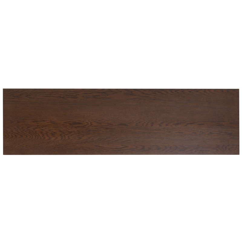 Riabelle Wood 6 Drawer Dresser, Walnut