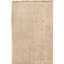 Tapis de couloir unique en laine beige / bleu clair / gris 4 pi 7 po x 11 pi 3 po style années 1940