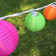 Rewis Electric String Lights with 10 Nylon Lanterns