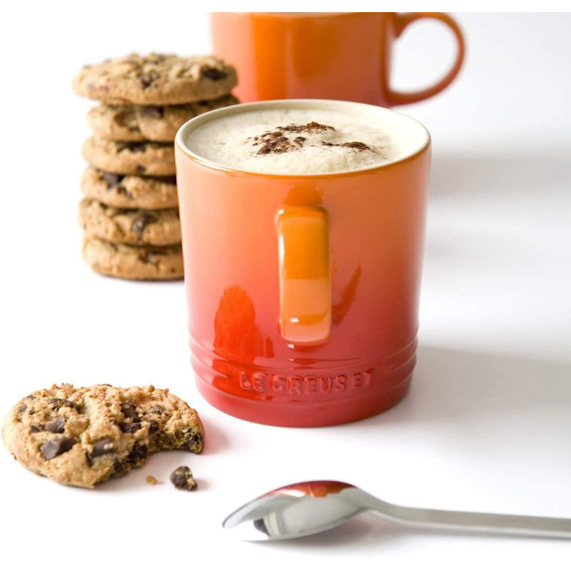 Stoneware Coffee Mug, Orange