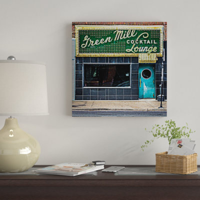«Green Mill Cocktail Lounge» par Raymond Kunst, impression sur toile tendue