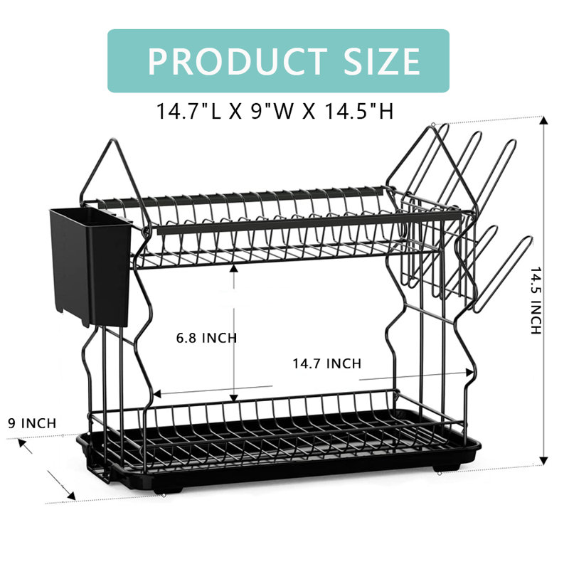 2 Tier Dish Rack