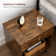 Vansant 1 - Drawer Nightstand with Drawer and Open Compartment, Solid Wood Legs