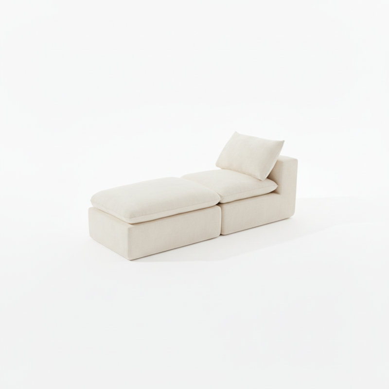 Canapé moderne en nuage de chenille, librement combinable, confortable pour s'asseoir, convient aux meubles de salon modernes dans les maisons, les appartements et les bureaux