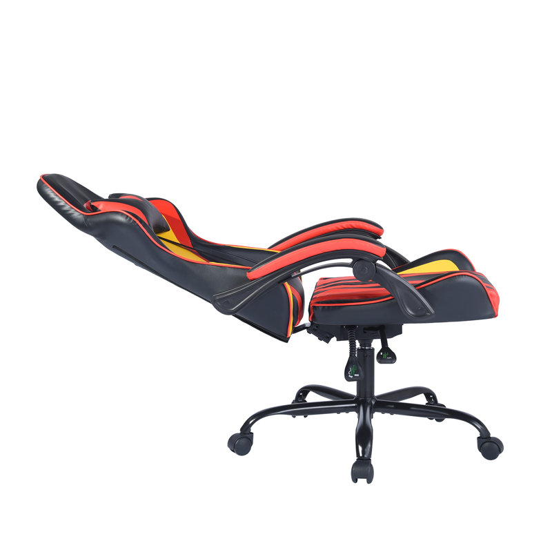 Happy Larry Aarav Adjustable Reclining Ergonomic Faux Leather Swiveling Gaming Chair Game Chair