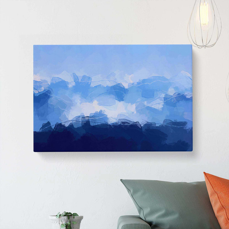 Mountain Sky In Abstract - Wrapped Canvas, 50cm H x 76cm W x 3cm D