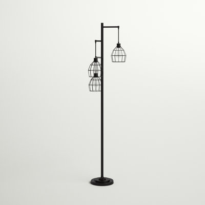 Lasley 71.5'' Black Tree Floor Lamp