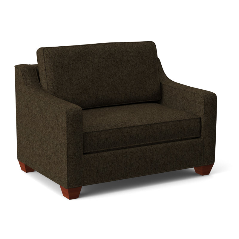 Clark Convertible Chair, BM Cherry, Cardigan Coal