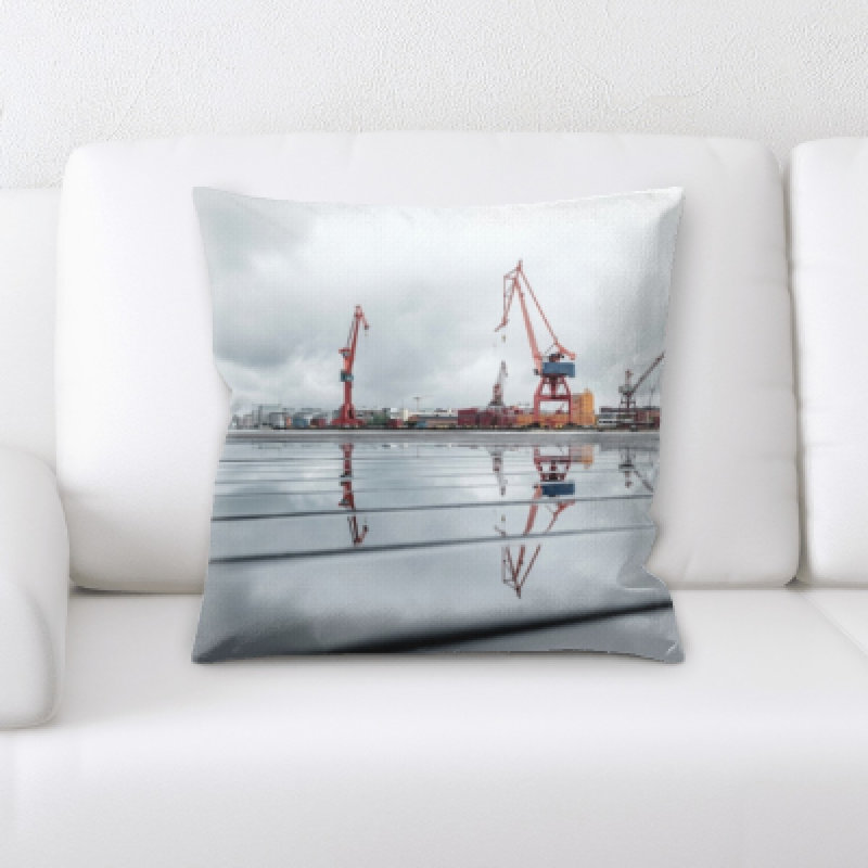 Microsuede Throw Pillow