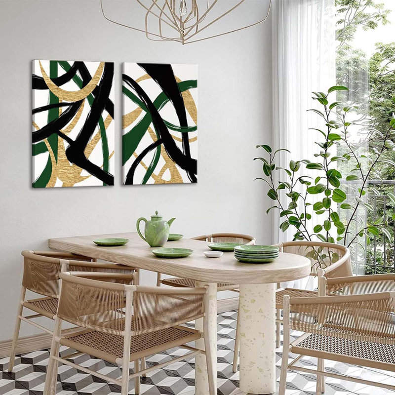 2 Piece Wrapped Canvas Print, 40 cm H x 30 cm W