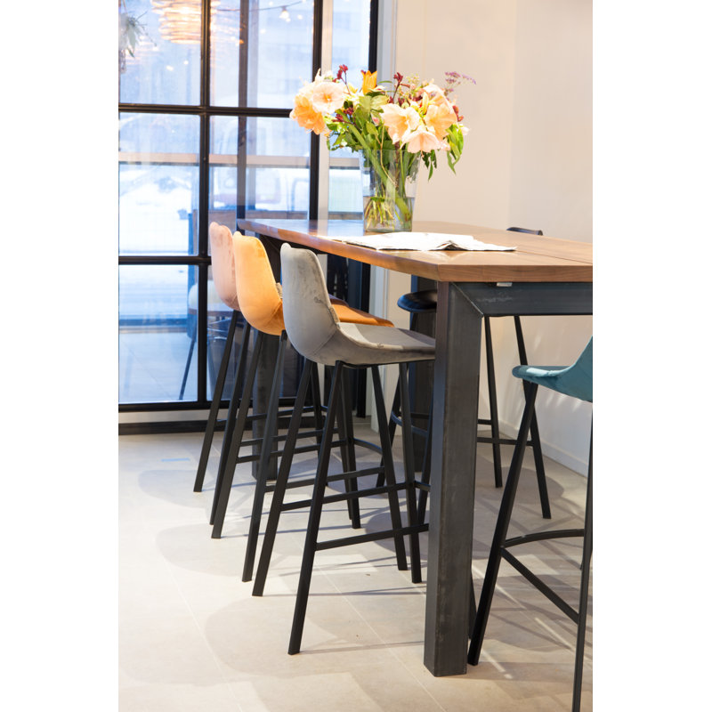 Franky 31" Bar Stool, Gray