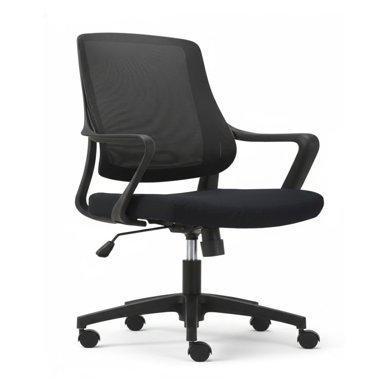 Chaise de bureau en filet Everyday, Noir