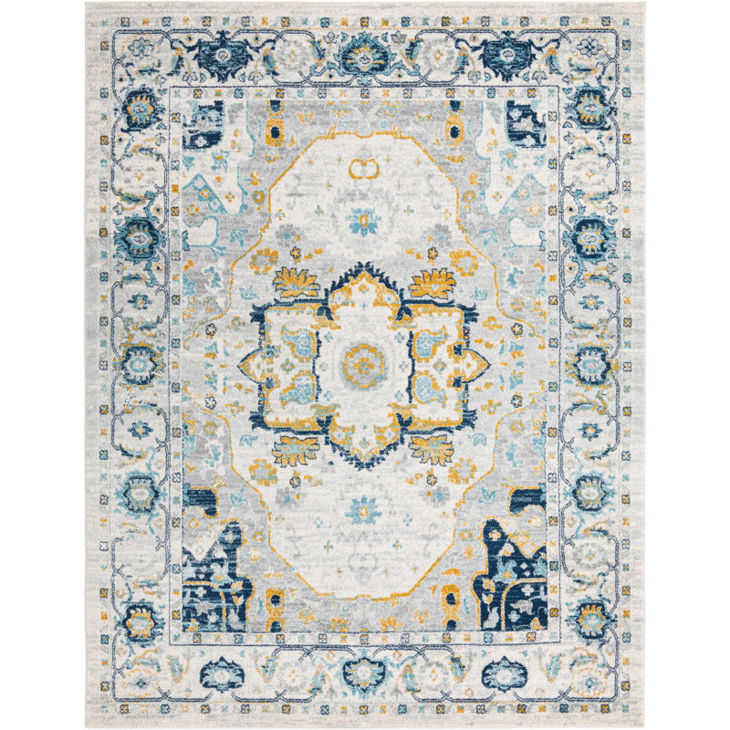 Ikat Indoor Rug, Rectangle 9' x 12'