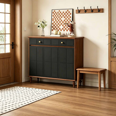 American style home luxury shoe cabinet