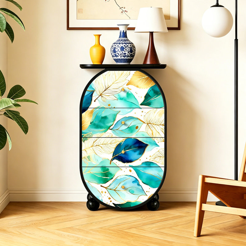 Armoire de rangement 4 tiroirs Modern