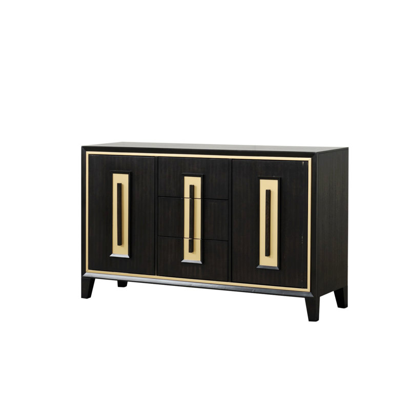 Buffet décoratif, buffet avec tiroirs de rangement