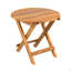 Aucune table d’appoint extérieure en bois d’acacia pliable et réglable
