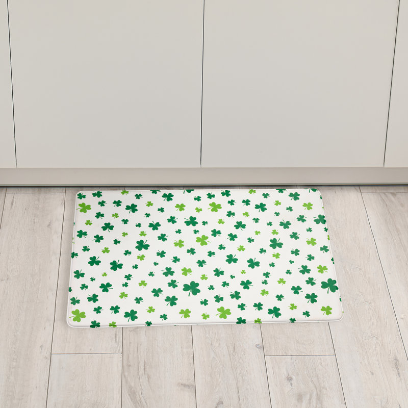 Tapis de cuisine 29,5 po Shamrocks St. Patrick's Day