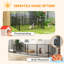 Panel Steel Pet Barrier With Door-94282650