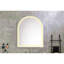 Miroir mural de salle de bain 30 * 36 avec éclairage à DEL haute luminosité + fonction anti-buée séparée + gradateur