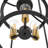 15'' Dimmable 3 - Light Lantern Geometric Chandelier